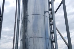 Insulation_of_columns_with_basalt_insulation_with_galvanized_coating
