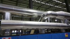 Изоляция газоходов площадью 1400м2